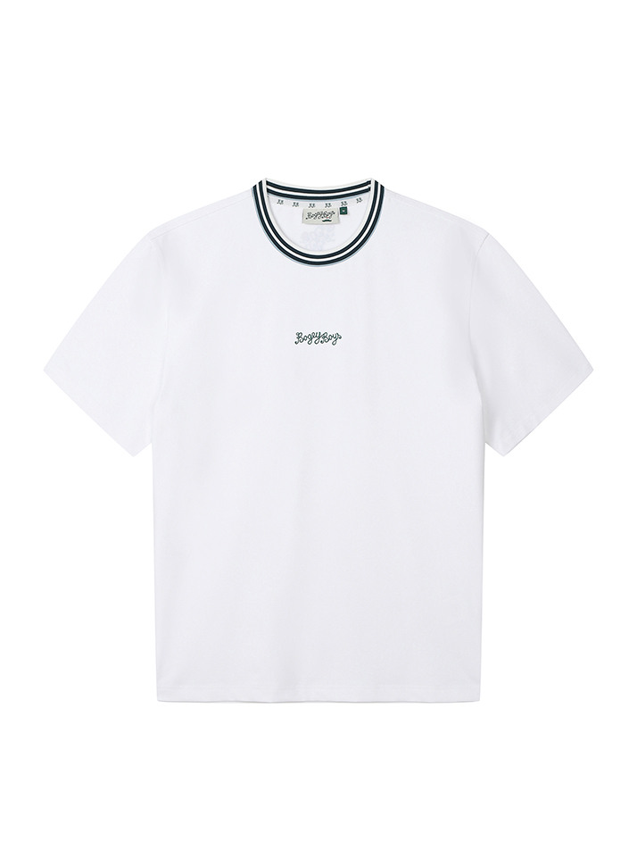 BB FAST DRYING UNISEX ROUND T-SHIRTS_WHITE