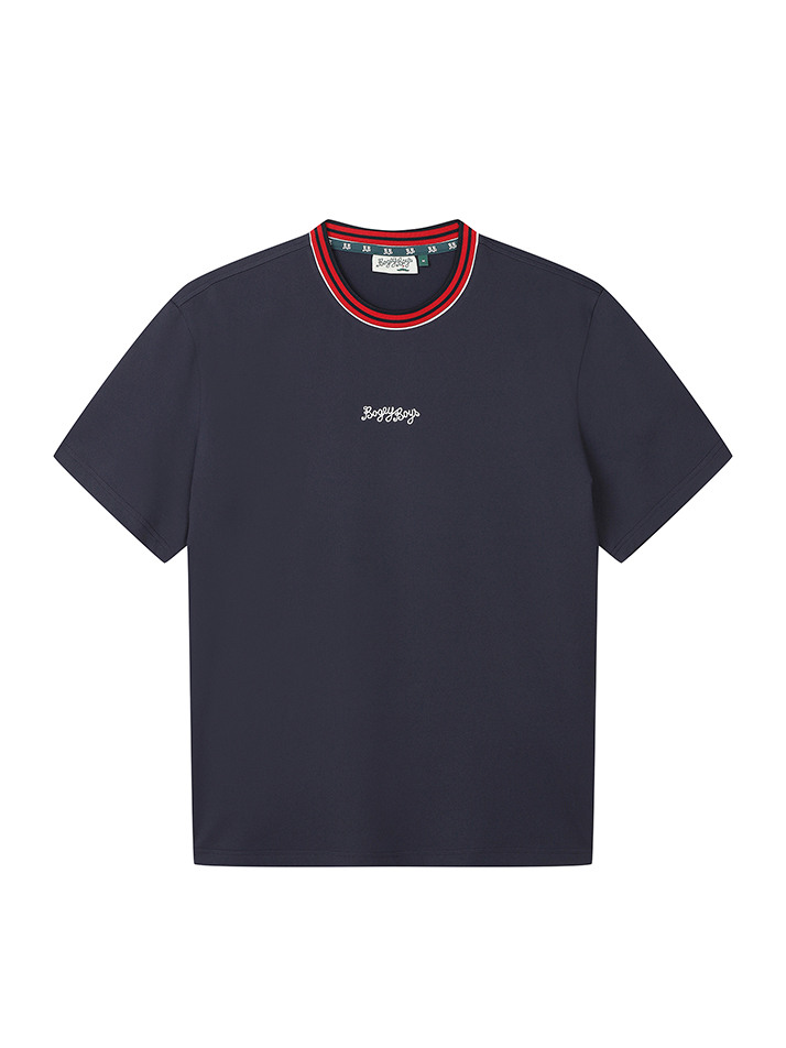BB FAST DRYING UNISEX ROUND T-SHIRTS_NAVY