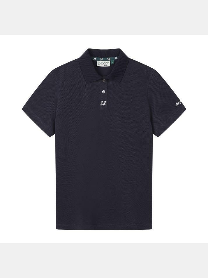 BB LEGACY FIT WOMEN POLO T-SHIRT_NAVY