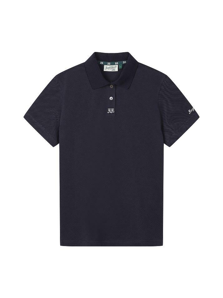 BB LEGACY FIT WOMEN POLO T-SHIRT_NAVY