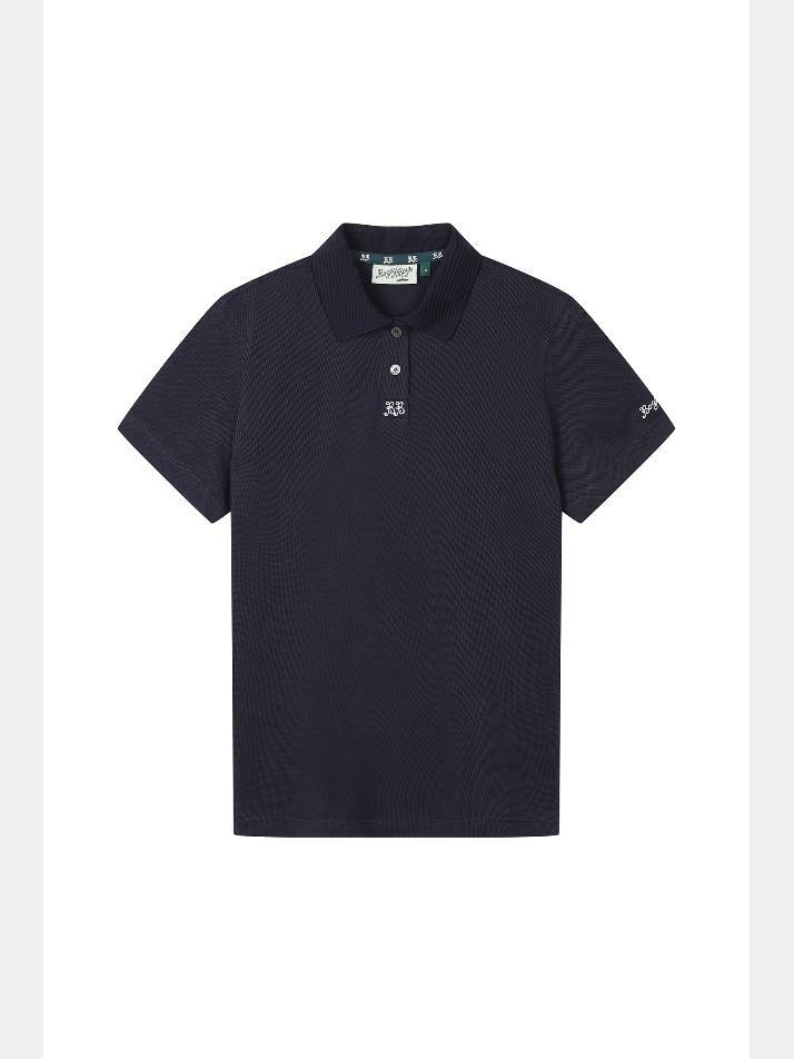 BB LEGACY FIT WOMEN POLO T-SHIRT_NAVY