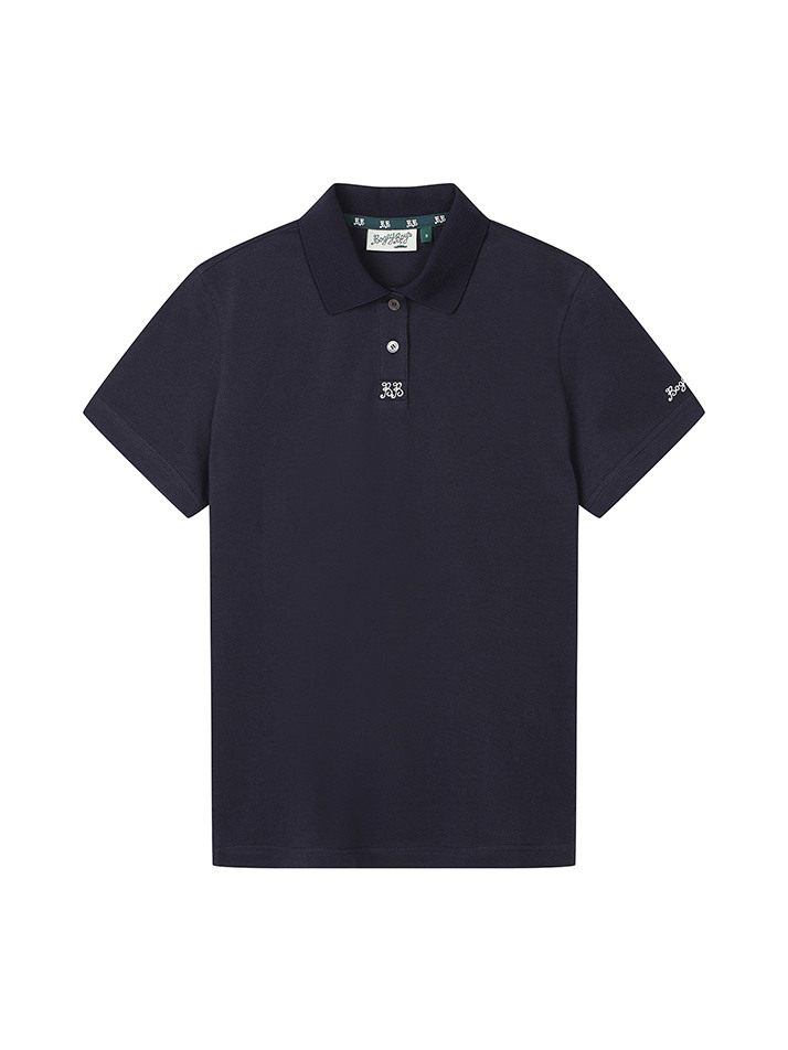 BB LEGACY FIT WOMEN POLO T-SHIRT_NAVY