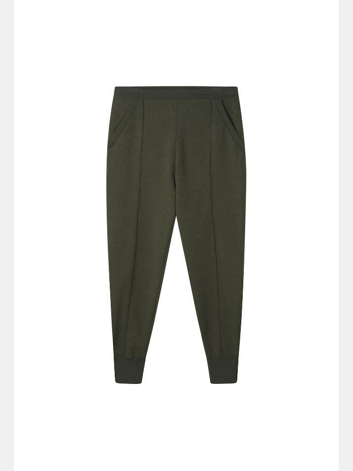 BB BANDING WOMEN JOGER KNIT PANTS_KHAKI