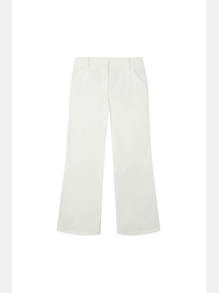 BB LEGACY FIT WOMEN SEMIWIDE PANTS_WHITE