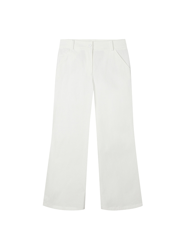 BB LEGACY FIT WOMEN SEMIWIDE PANTS_WHITE
