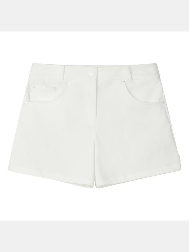 BB LEGACY FIT WOMEN SHORTS_WHITE