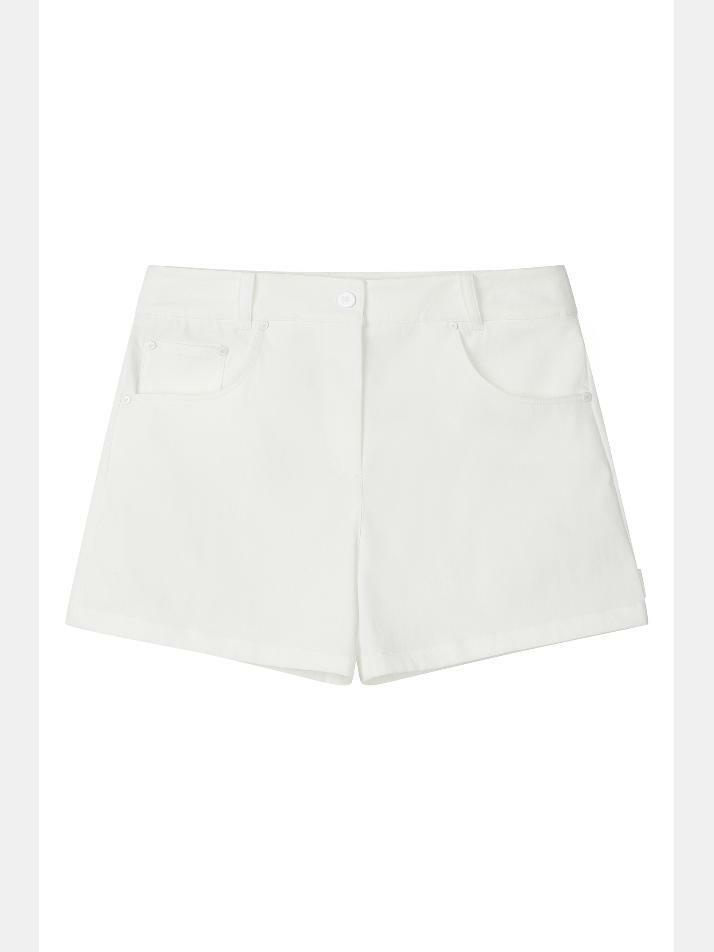 BB LEGACY FIT WOMEN SHORTS_WHITE