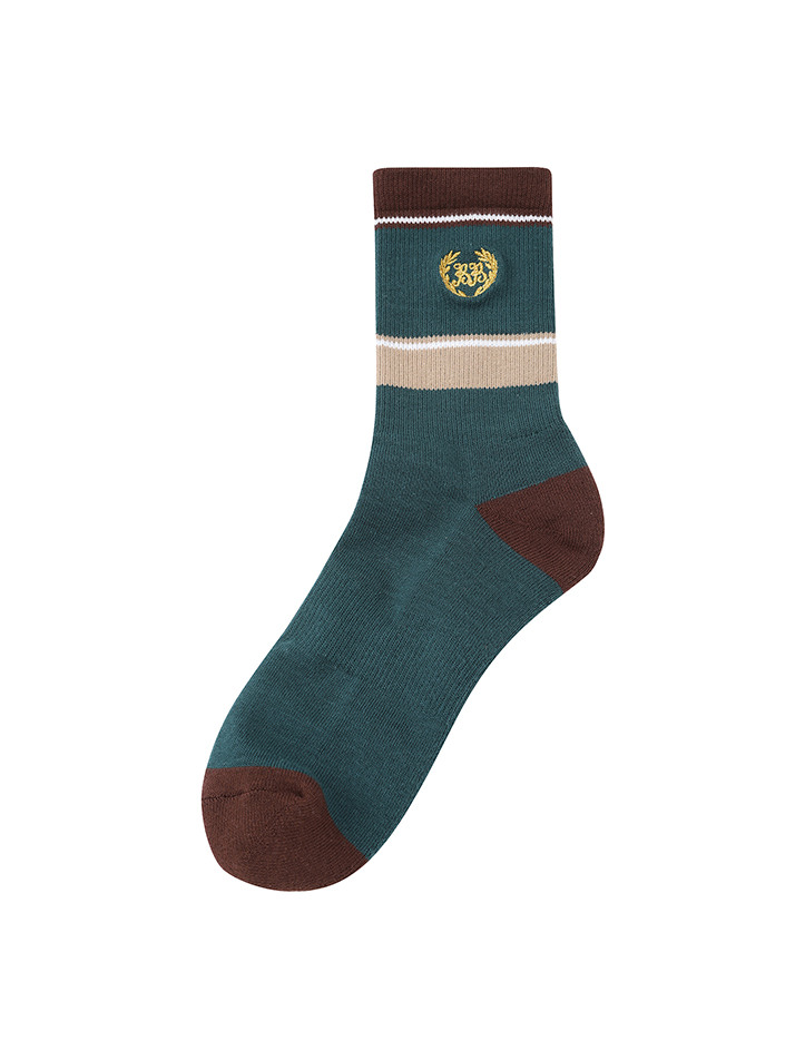BB VICTOR MEN CREW SOCKS_GREEN