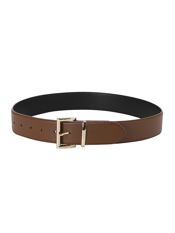 BB HERITAGE WOMEN LEATHER BELT_BROWN