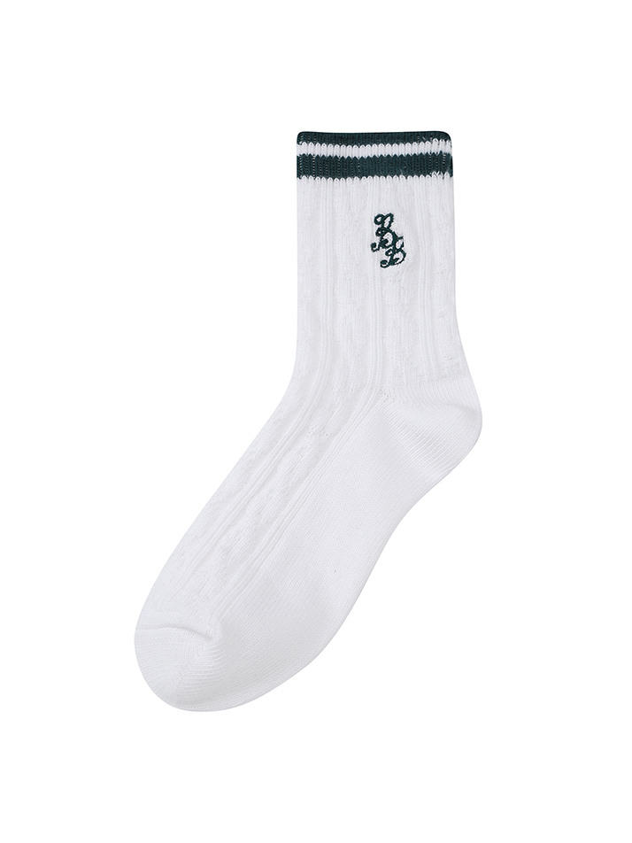 BB VINTAGE WOMEN CREW SOCKS_WHITE