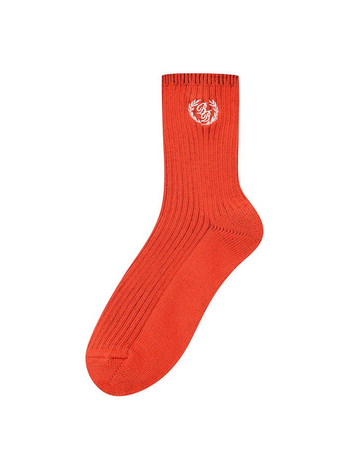 BB VICTOR WOMEN CREW SOCKS_ORANGE