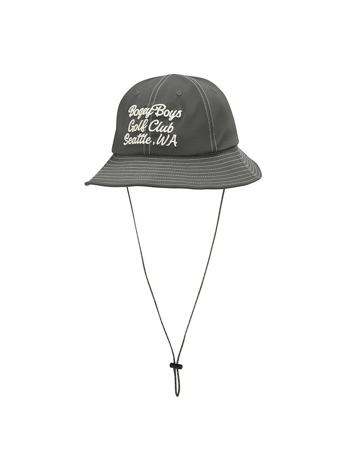 BB CLUB VINTAGE UNISEX BUCKET HAT_KHAKI