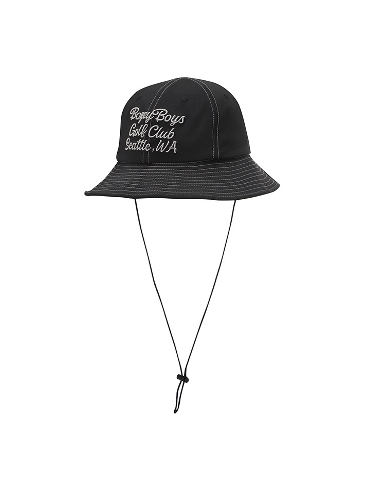 BB CLUB VINTAGE UNISEX BUCKET HAT_BLACK