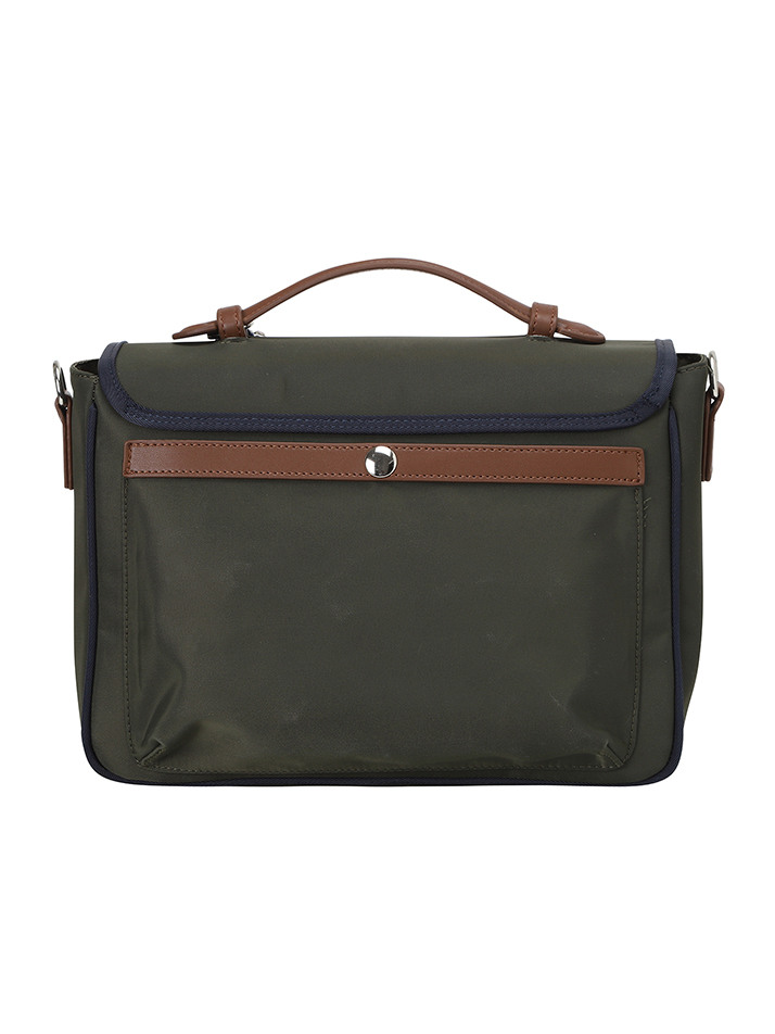 BB HERITAGE CLASP SCHOOL BAG_GREEN
