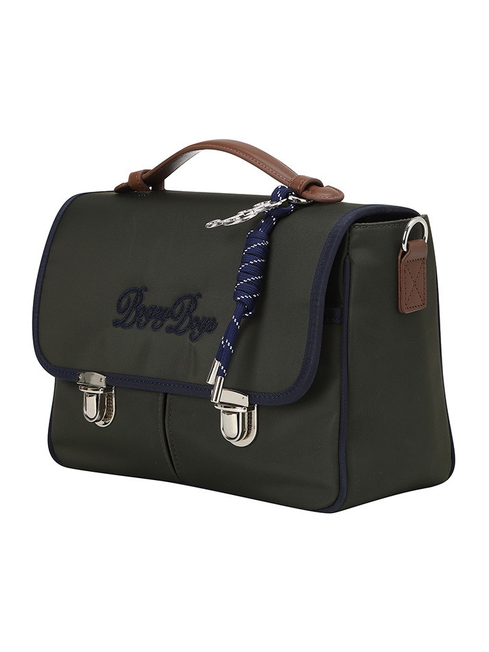 BB HERITAGE CLASP SCHOOL BAG_GREEN