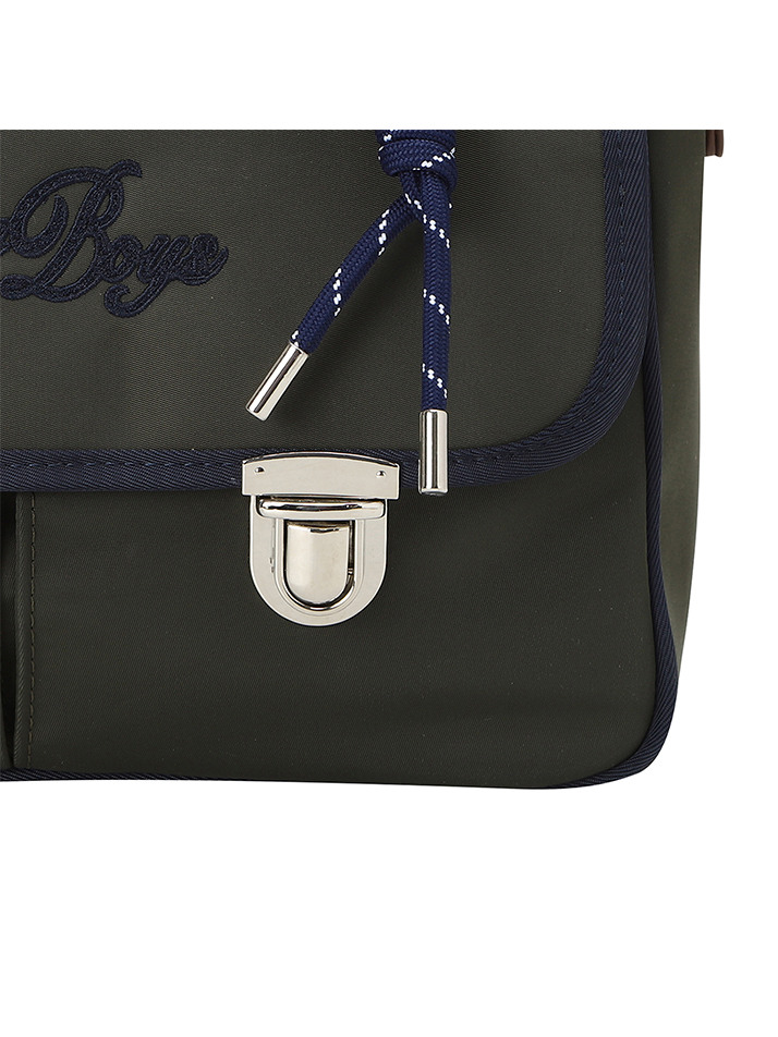BB HERITAGE CLASP SCHOOL BAG_GREEN