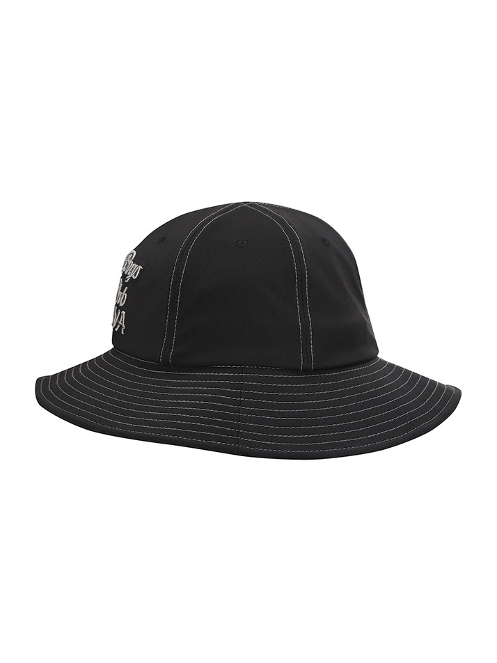 BB CLUB VINTAGE UNISEX BUCKET HAT_BLACK