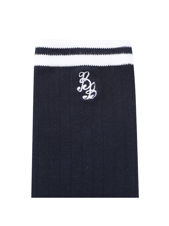 BB STRIPE WOMEN KNEE SOCKS_NAVY