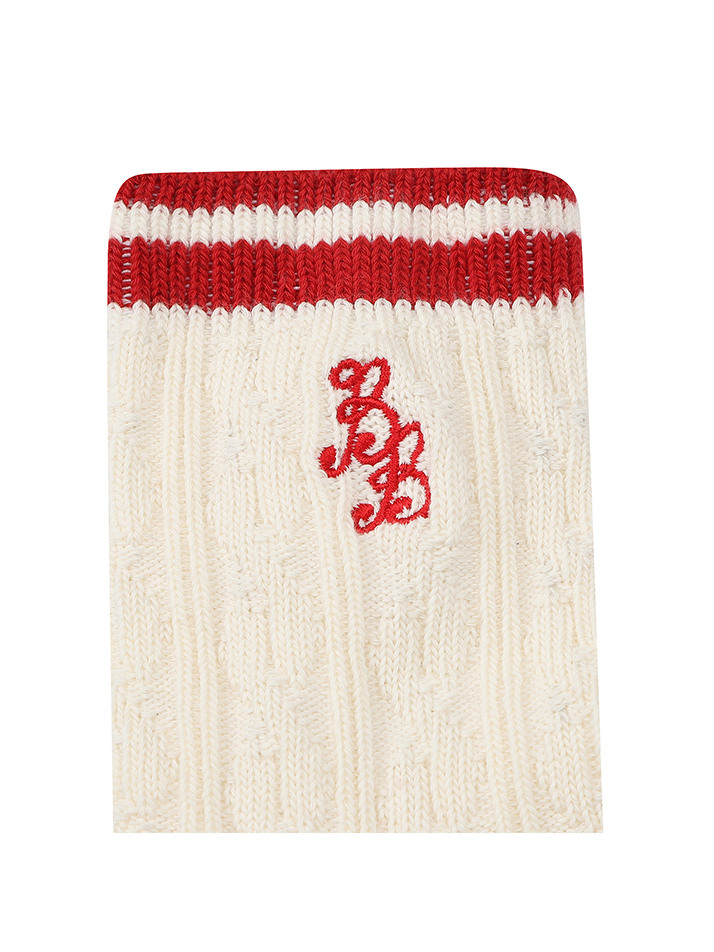 BB VINTAGE WOMEN CREW SOCKS_IVORY