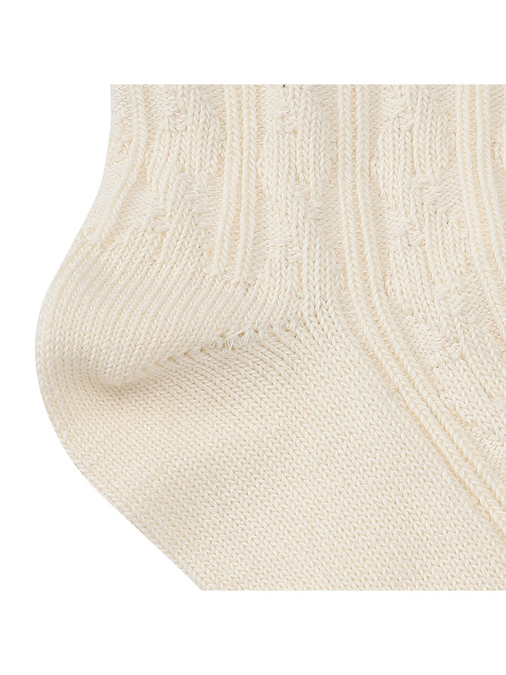 BB VINTAGE WOMEN CREW SOCKS_IVORY