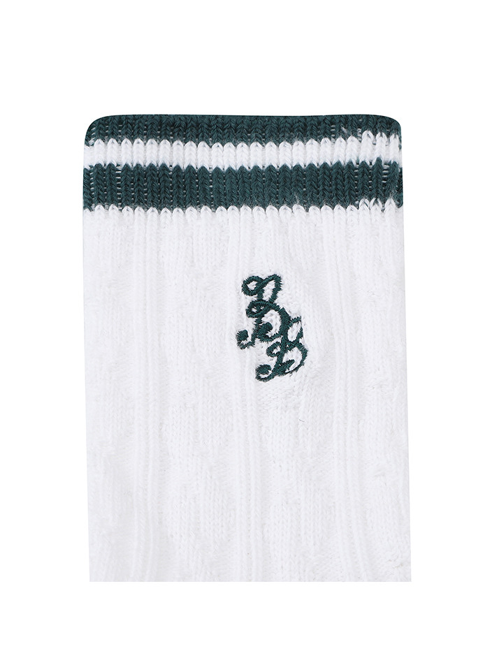 BB VINTAGE WOMEN CREW SOCKS_WHITE