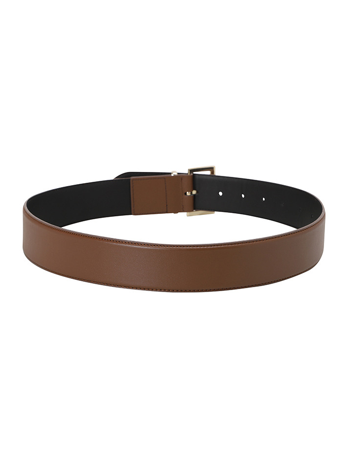 BB HERITAGE WOMEN LEATHER BELT_BROWN