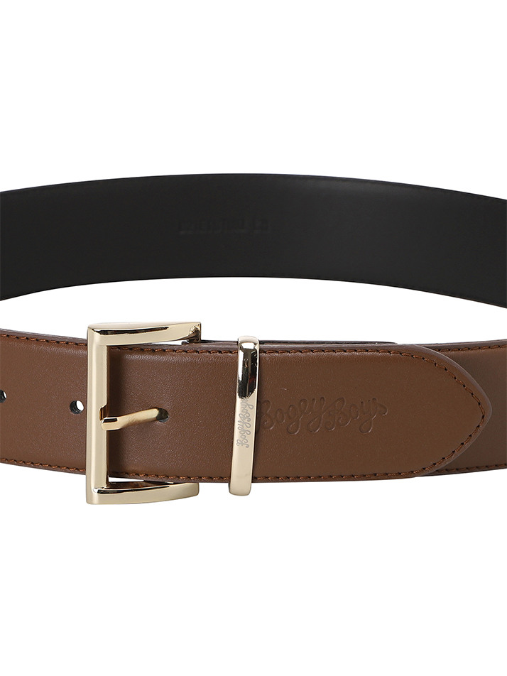 BB HERITAGE WOMEN LEATHER BELT_BROWN