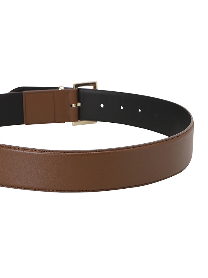BB HERITAGE WOMEN LEATHER BELT_BROWN