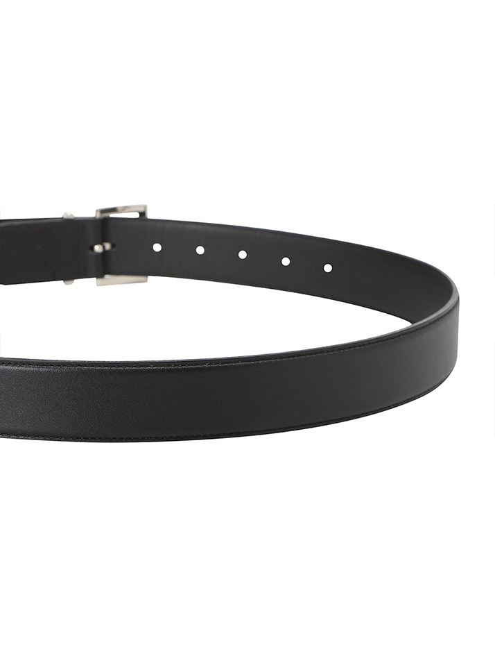 BB HERITAGE MEN LEATHER BELT_BLACK