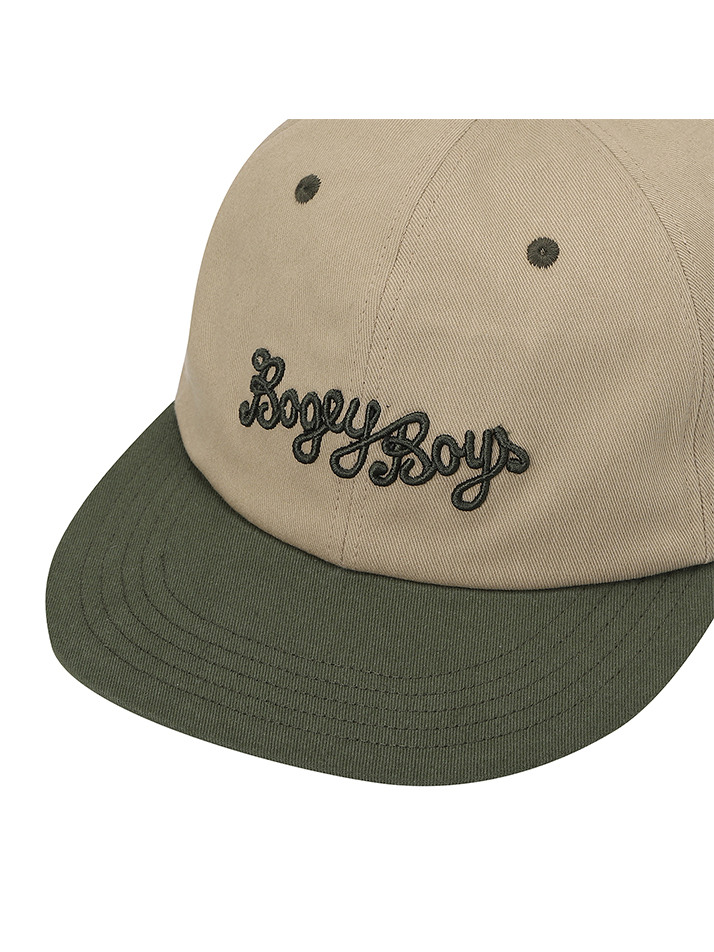 BB COLOR BLOCK UNISEX CAP_BEIGE