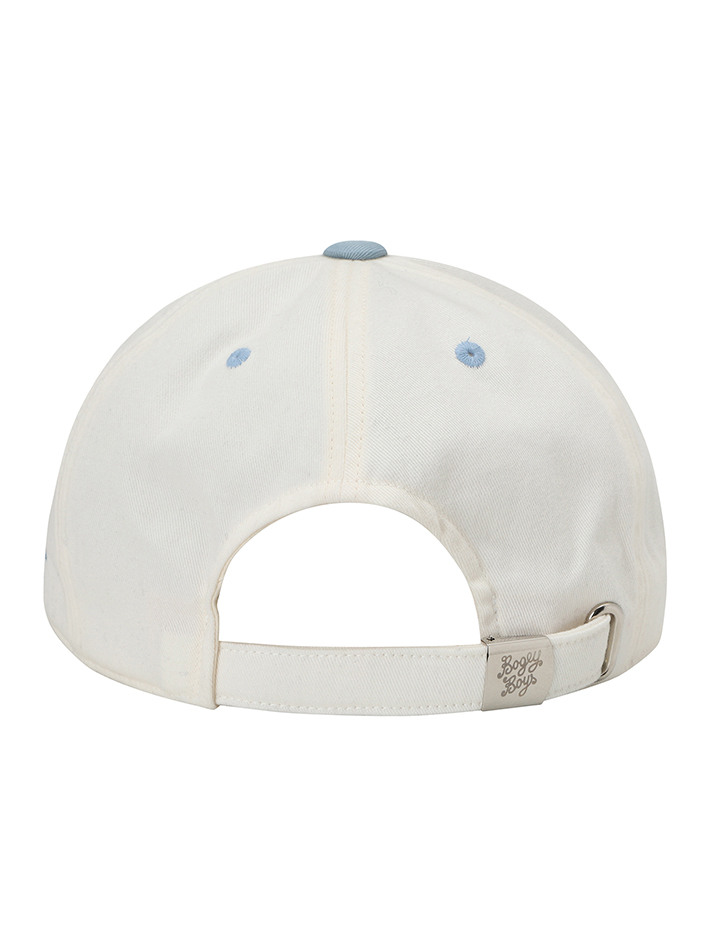 BB COLOR BLOCK UNISEX CAP_WHITE