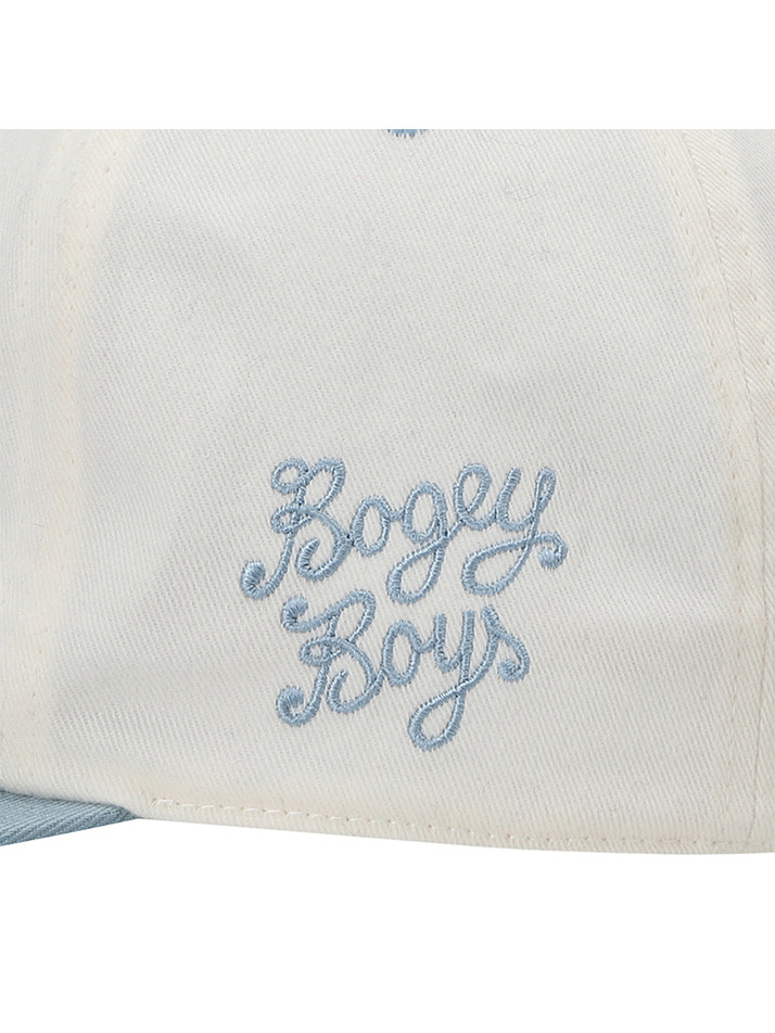 BB COLOR BLOCK UNISEX CAP_WHITE