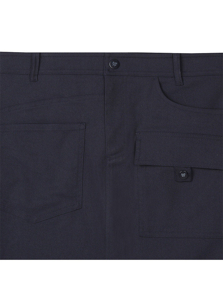 BB H-LINE 4WAY SLIT WOMEN SKIRT_NAVY