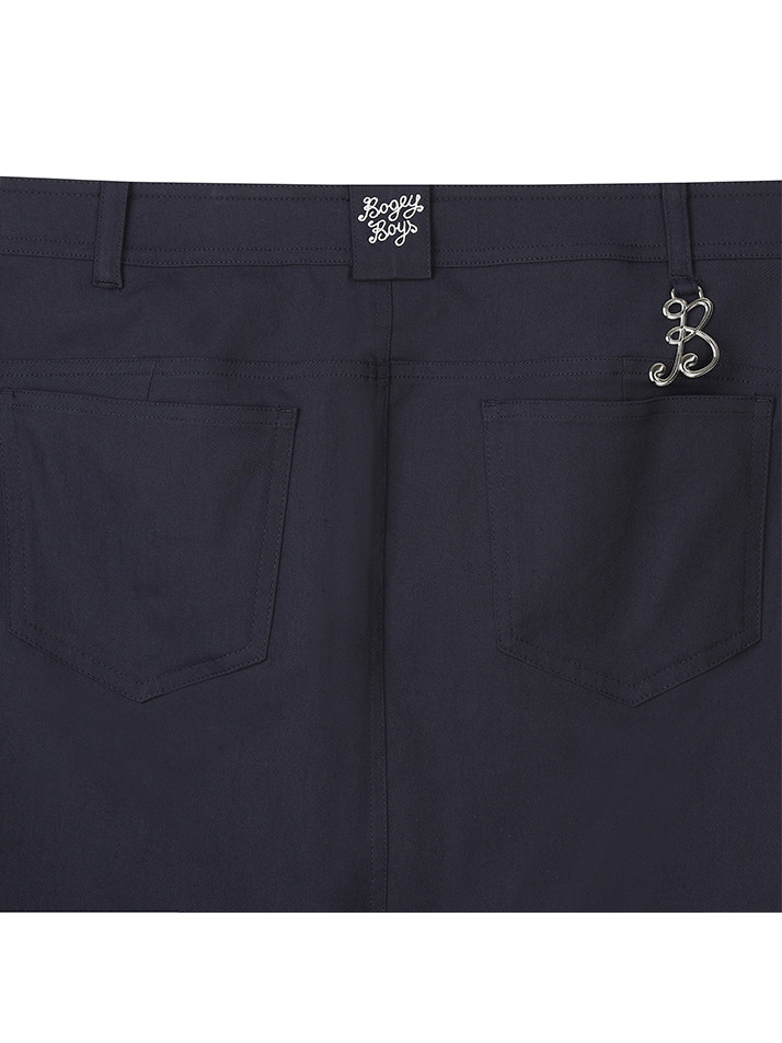 BB H-LINE 4WAY SLIT WOMEN SKIRT_NAVY