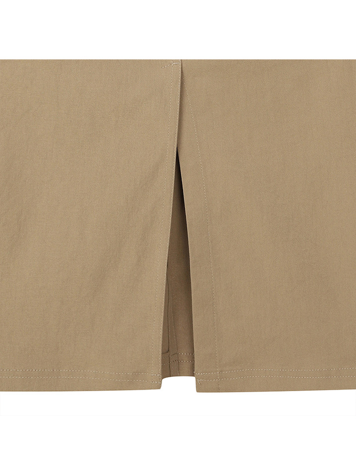 BB H-LINE 4WAY SLIT WOMEN SKIRT_BEIGE