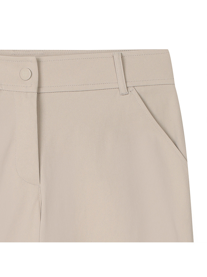 BB BANDING WOMEN JOGER KNIT PANTS_BEIGE