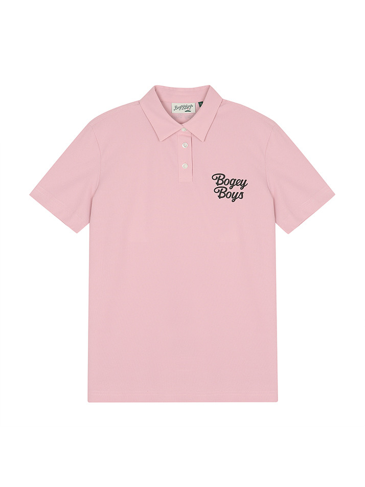 BB LEGACY FIT AIRY WOMEN POLO T-SHIRT_PINK