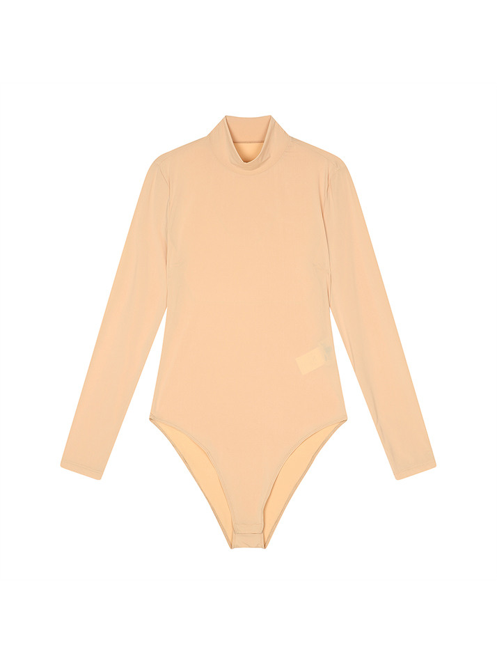 BB COOLING WOMEN BODYSUIT BASE LAYER_BEIGE