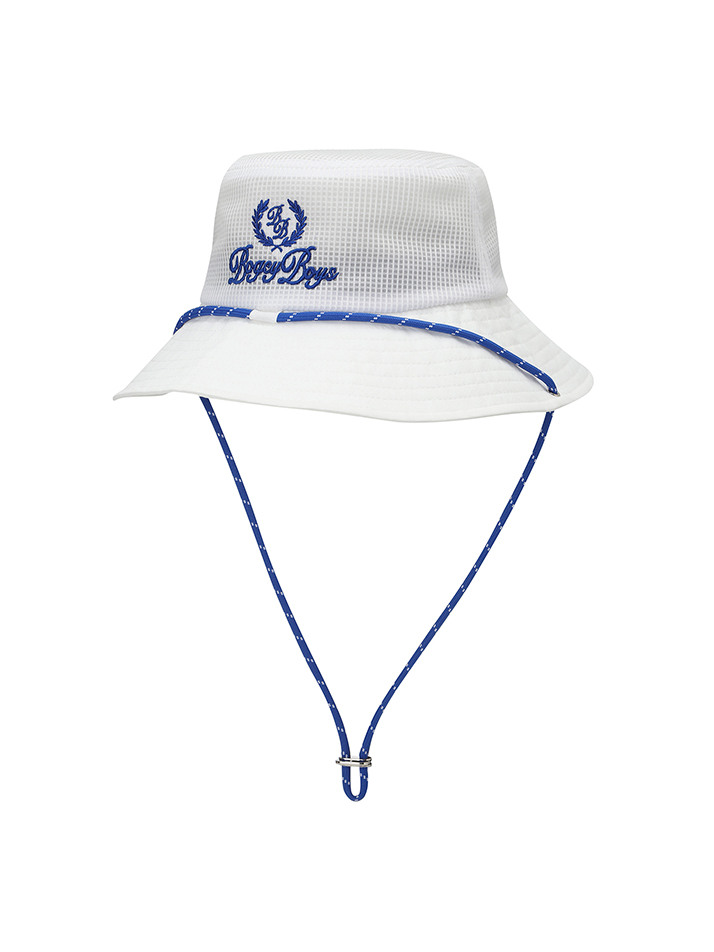 BB VICTOR ROPE UNISEX BUCKET HAT_WHITE