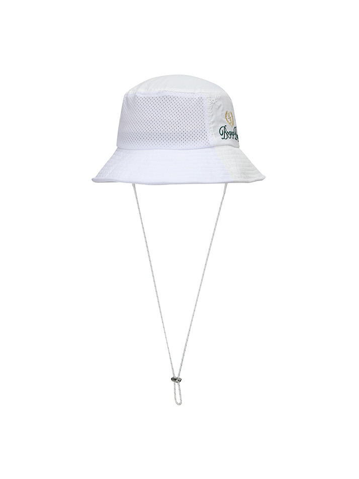BB VENTILATION UNISEX BUCKET HAT_WHITE