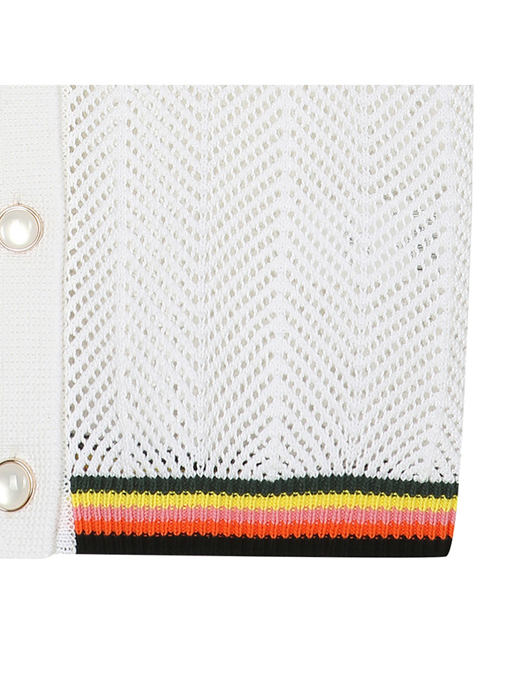 BB CAVANA CROCHET UNISEX KNIT SHIRTS_WHITE