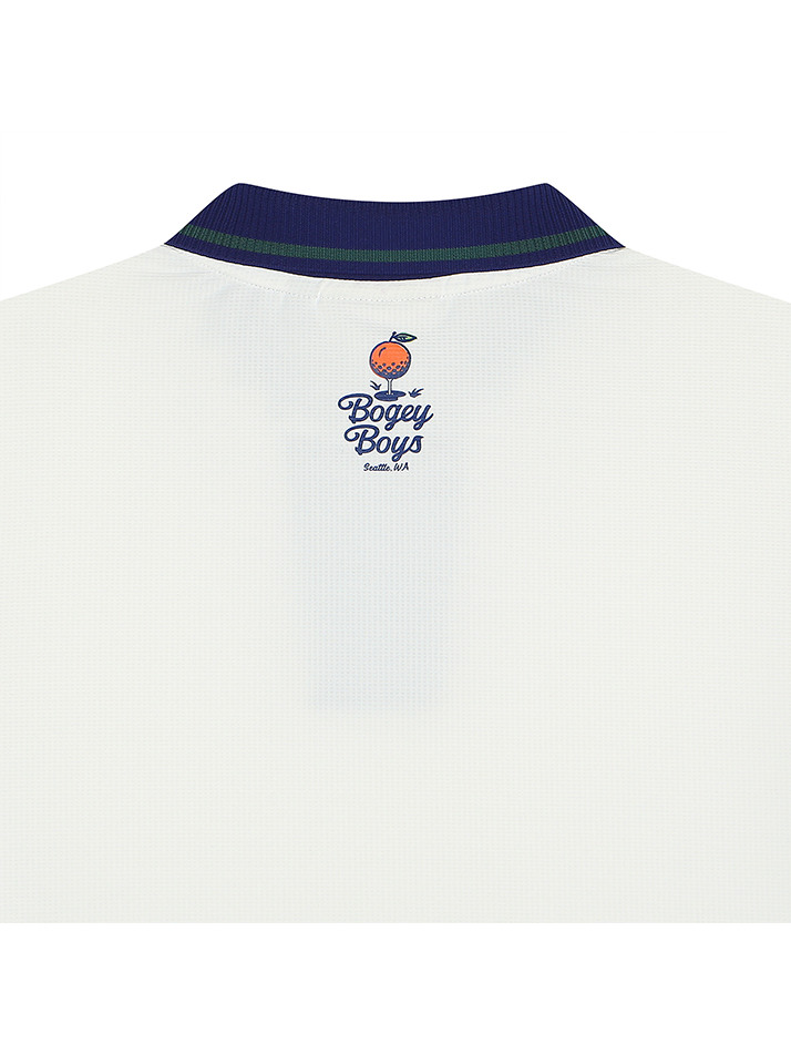 BB COLLAR TIPPNG WOMEN POLO T-SHIRT_WHITE