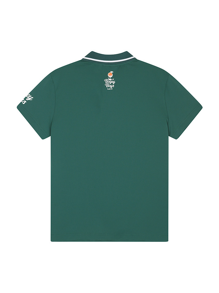 BB COLLAR TIPPNG WOMEN POLO T-SHIRT_GREEN