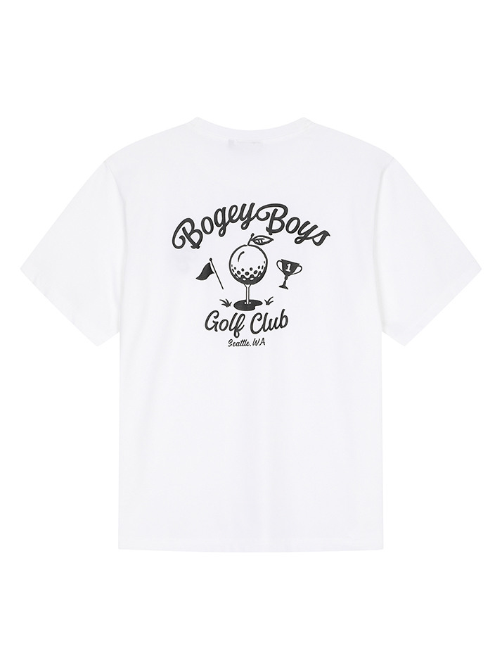 BB SUNNY SHOT ROUND UNISEX T-SHIRT_WHITE