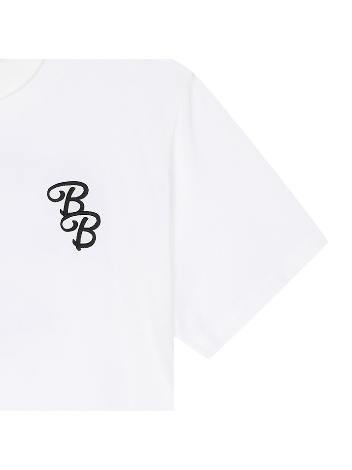 BB SUNNY SHOT ROUND UNISEX T-SHIRT_WHITE