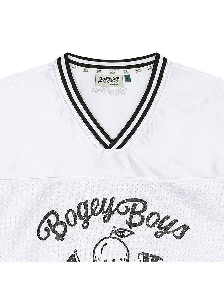 BB SEMI OVER FIT MEN MESH RUGBY T-SHIRT_WHITE