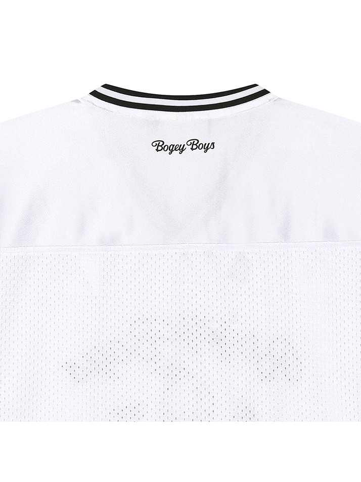 BB SEMI OVER FIT MEN MESH RUGBY T-SHIRT_WHITE