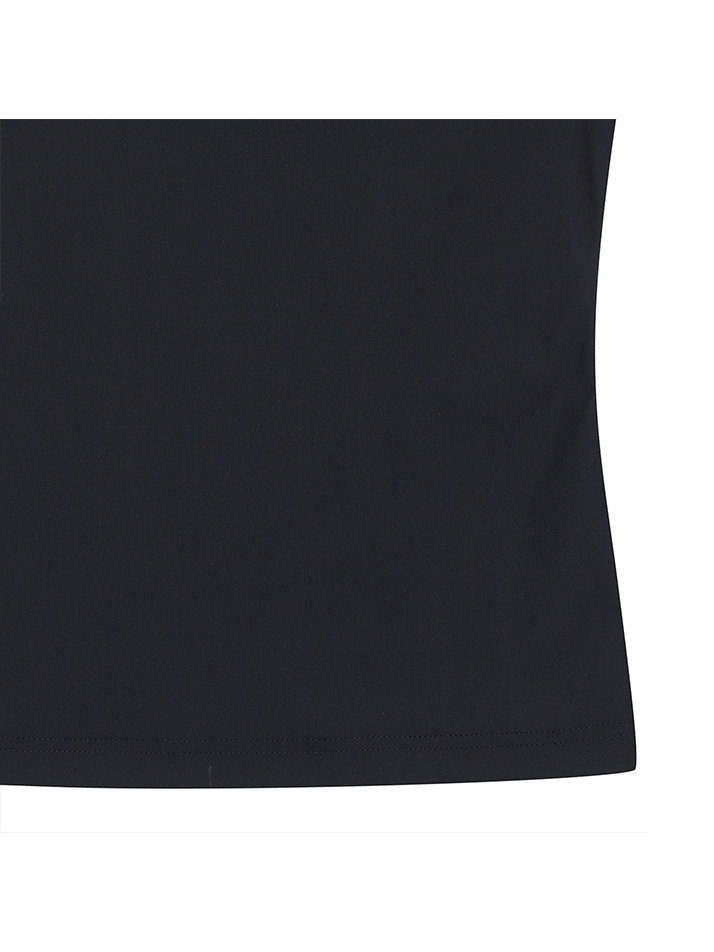 BB SOFT REPEL CROP SLEEVELESS WOMEN T-SHIRT_NAVY