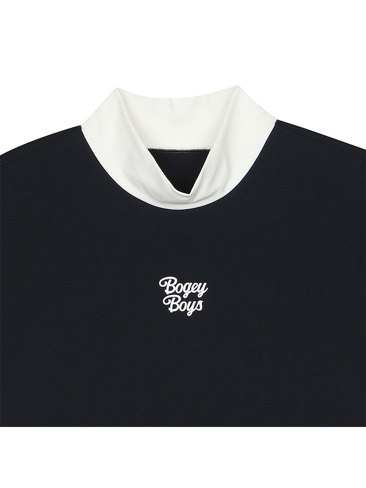 BB SOFT REPEL CROP SHORT SLEEVE WOMEN T-SHIRT_NAVY