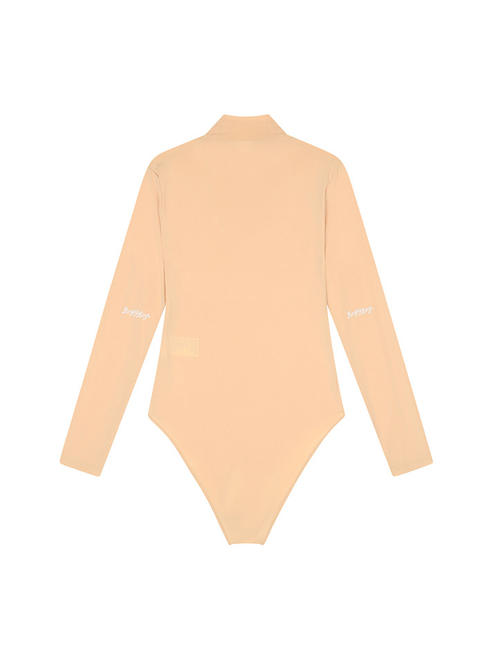BB COOLING WOMEN BODYSUIT BASE LAYER_BEIGE